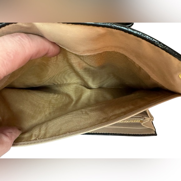 Authentic Miu Miu Ribbon Long Wallet Black and Tan Quiet Luxury - Picture 9 of 9